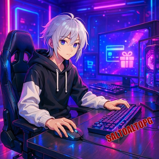 Imagem promocional da SALTOALTOPG mostrando a plataforma e suas vantagens