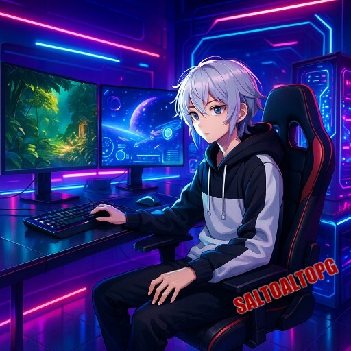 Imagem promocional da SALTOALTOPG mostrando a plataforma e suas vantagens