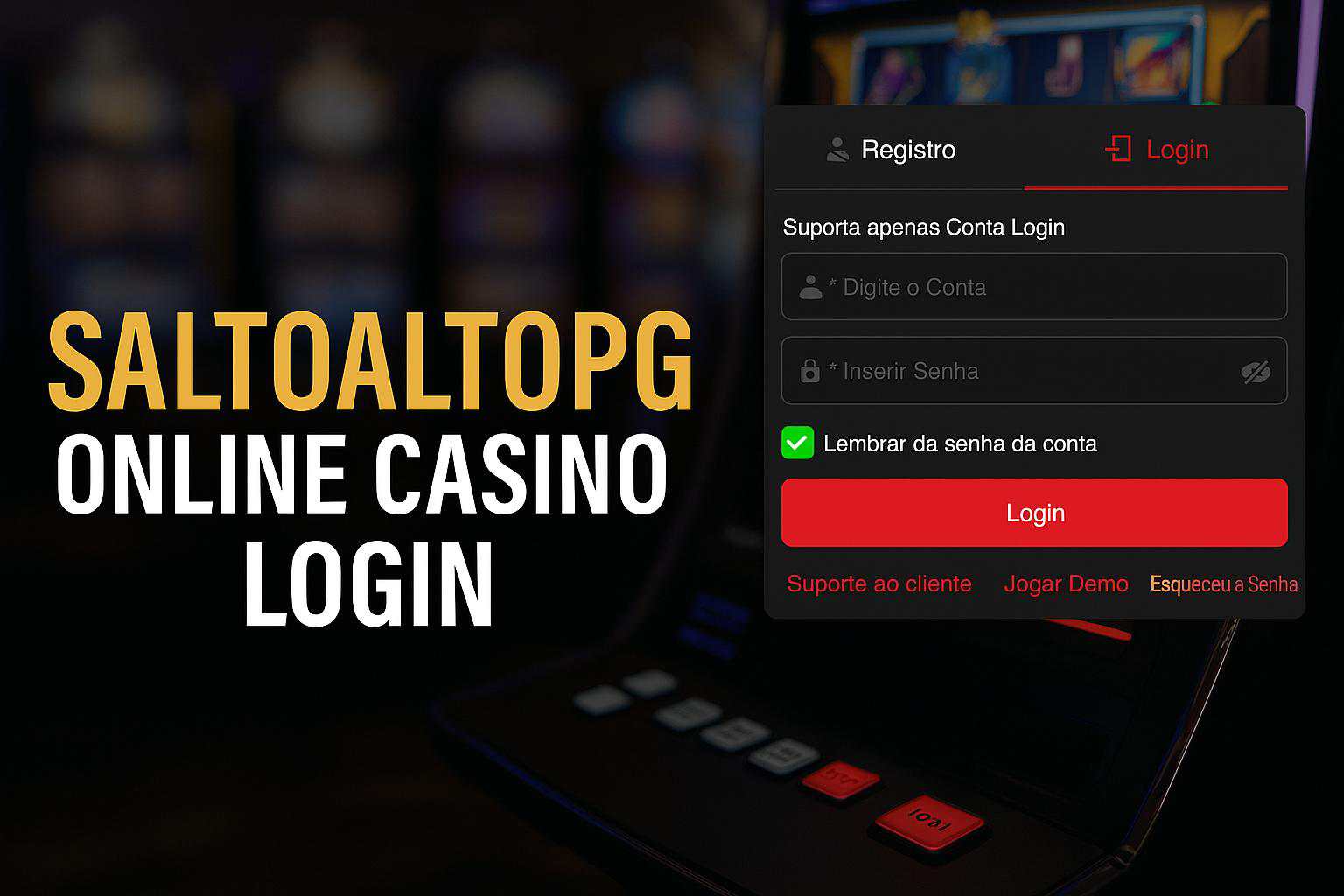 Login no Cassino SALTOALTOPG