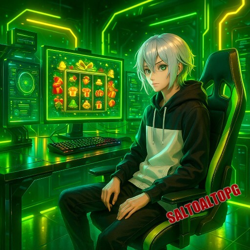 Imagem promocional da SALTOALTOPG mostrando a plataforma e suas vantagens